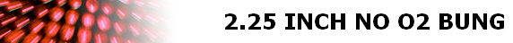 2.25 INCH NO O2 BUNG