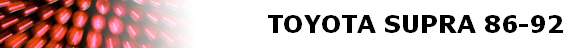 TOYOTA SUPRA 86-92
