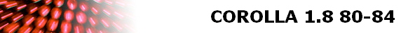 COROLLA 1.8 80-84